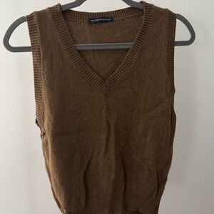 Brandy Melville Brown Sweater Vest